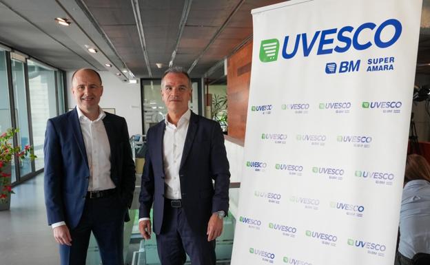 Ángel Jareño, CEO del Grupo Uvesco, y Jose Ramón Fernández de Barrena, presidente del Grupo Uvesco.