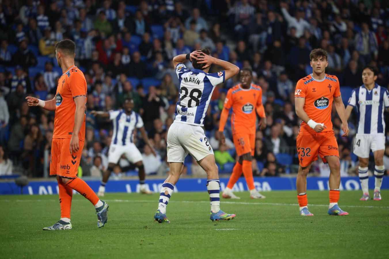 El Real Sociedad 0 - Celta 1, en imágenes