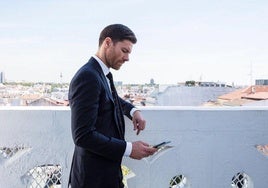 Xabi Alonso en una imagen compartida en su perfil de Instagram hace varios años en Madrid.