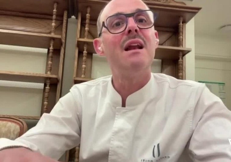Iñigo Lavado. Cocinero