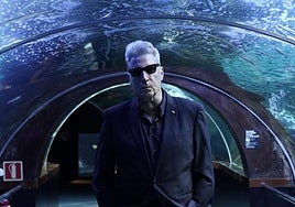 Loquillo, en el Aquarium de Donostia.