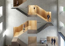 Infografía que recrea el interior del inmueble tras las obras.