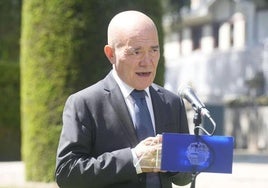 El consejero vasco de Universidades, Juan Ignacio Pérez Iglesias, tras su toma de posesión en junio del año pasado.