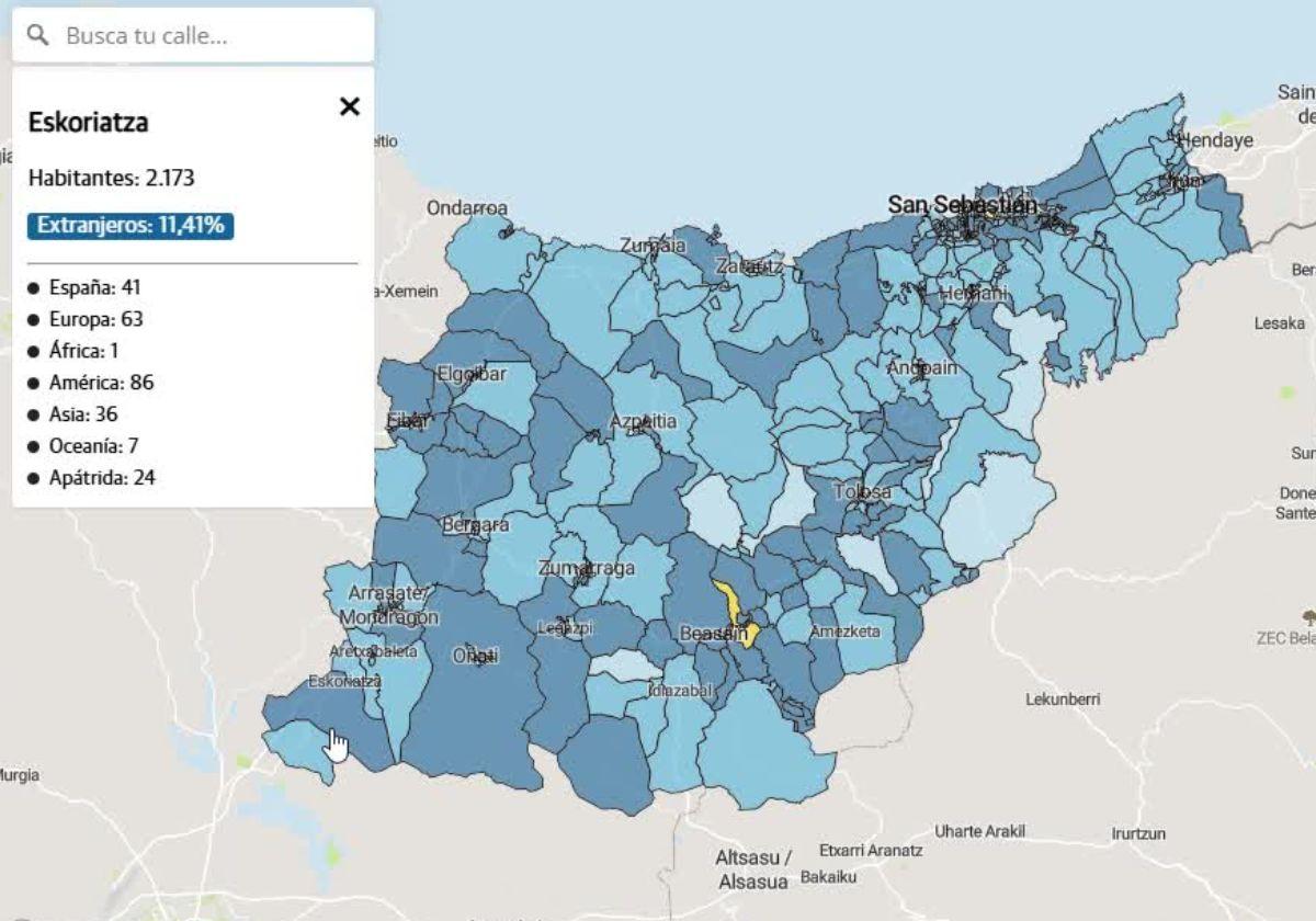 Gipuzkoa afronta el reto de la inmigración: conoce calle a calle la diversidad de tu municipio