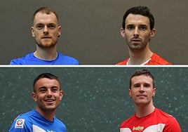 Laso - Altuna III y Larrazabal - Artola, las dos semifinales del Manomanista de pelota.