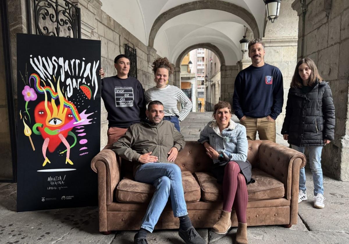 Mural en Musakola contra la LGTBIQ+fobia