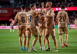 Un gol de Corpas le da los tres puntos al Eibar ante el Burgos