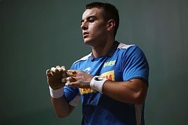 Juega contra Iñaki Artola la tarde del domingo en el Ogueta de Vitoria (ETB1, 17.30 horas).