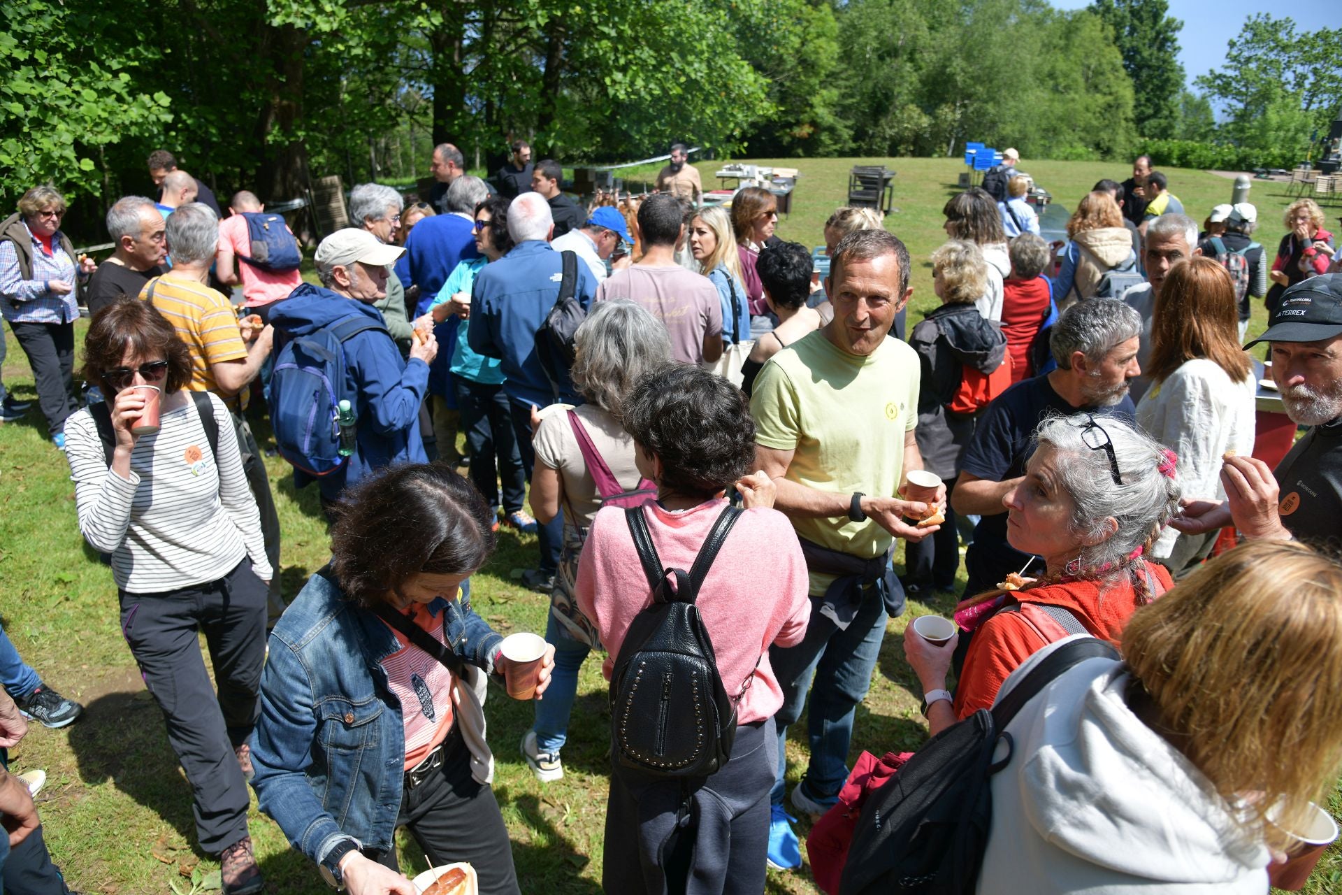 Inauguración del parque Josetxo Mayor y fiesta del Club Vasco de Camping