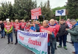 Imagen de los goierritarras en Vitoria-Gasteiz.