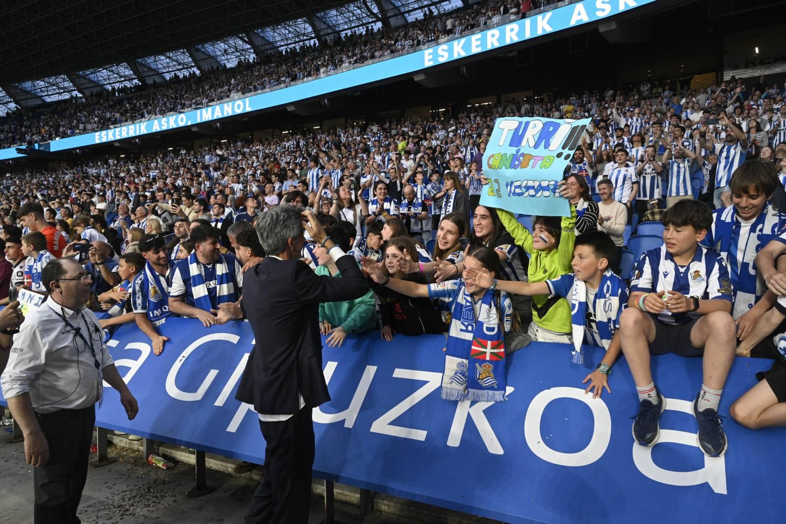 La gran despedida de Imanol Alguacil al Reale Arena