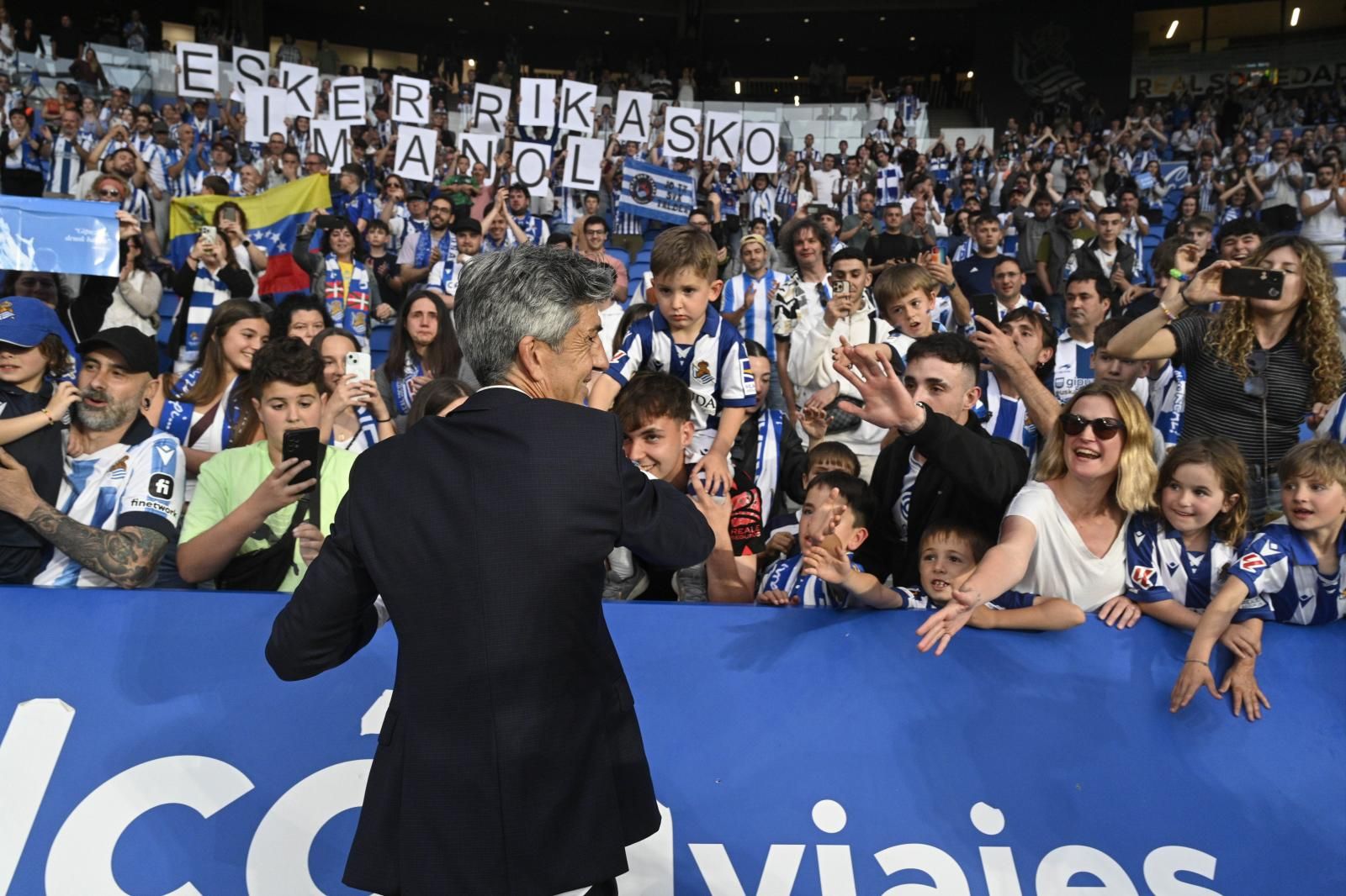 La gran despedida de Imanol Alguacil al Reale Arena