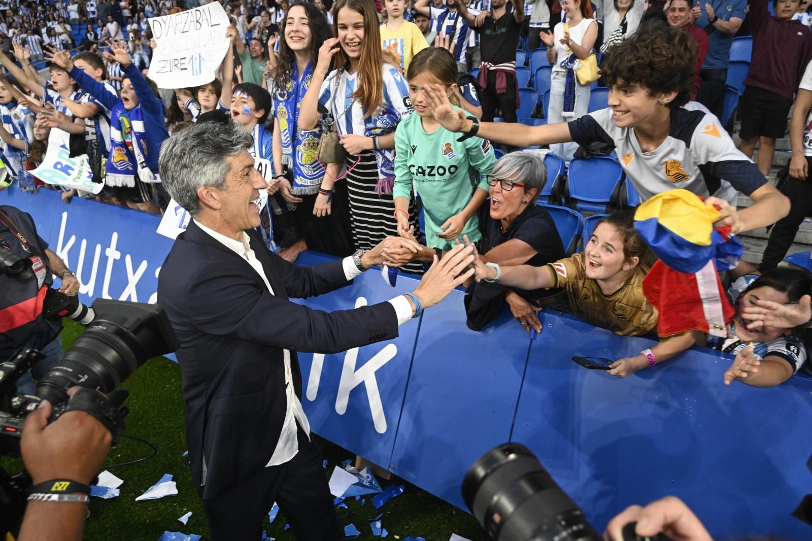 La gran despedida de Imanol Alguacil al Reale Arena