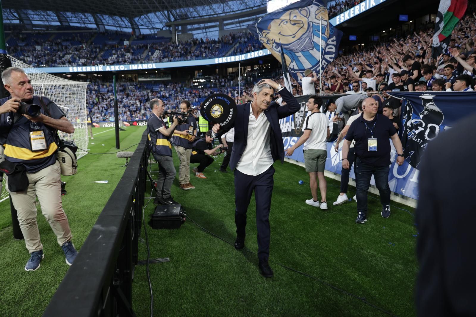 La gran despedida de Imanol Alguacil al Reale Arena