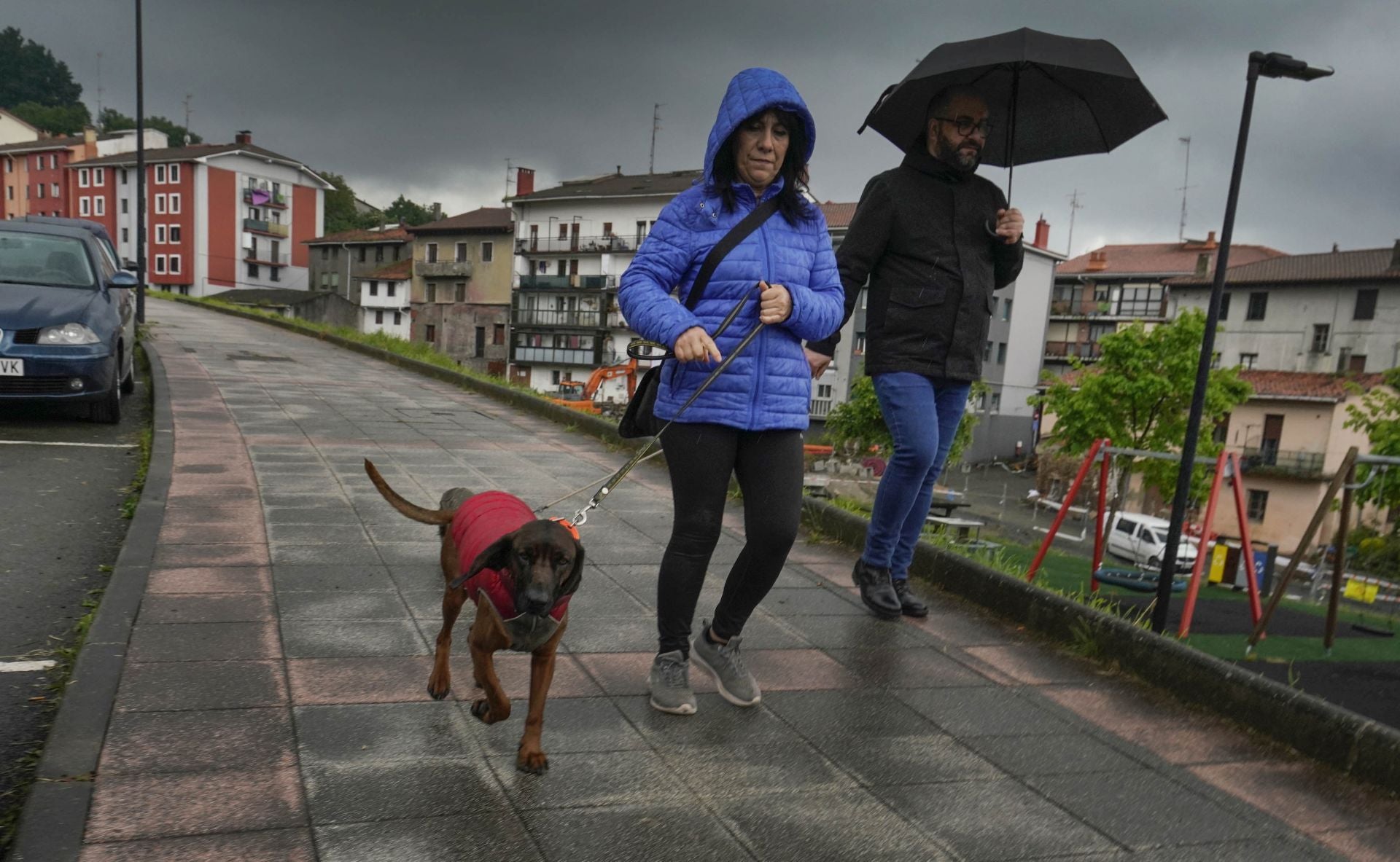 Las fuertes lluvias azotan Gipuzkoa
