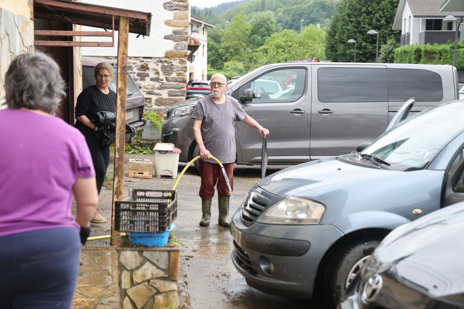 Inundación en Gabiria