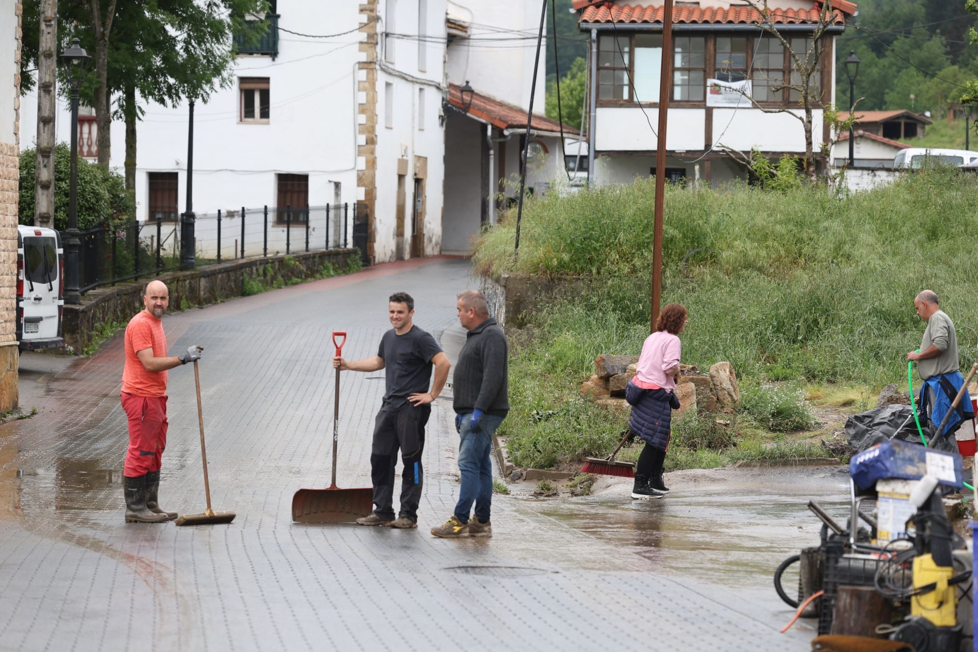 Inundación en Gabiria