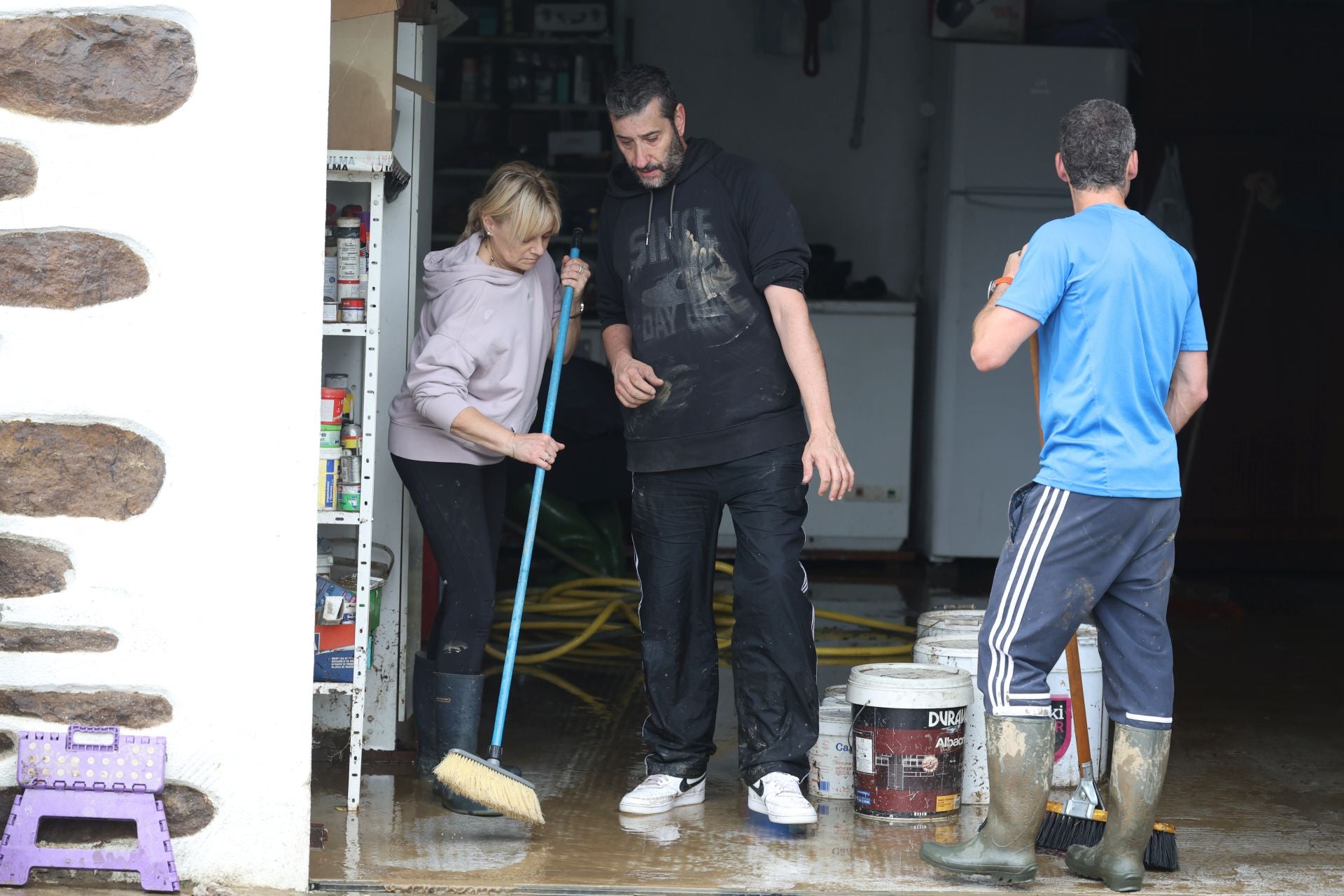 Inundación en Gabiria
