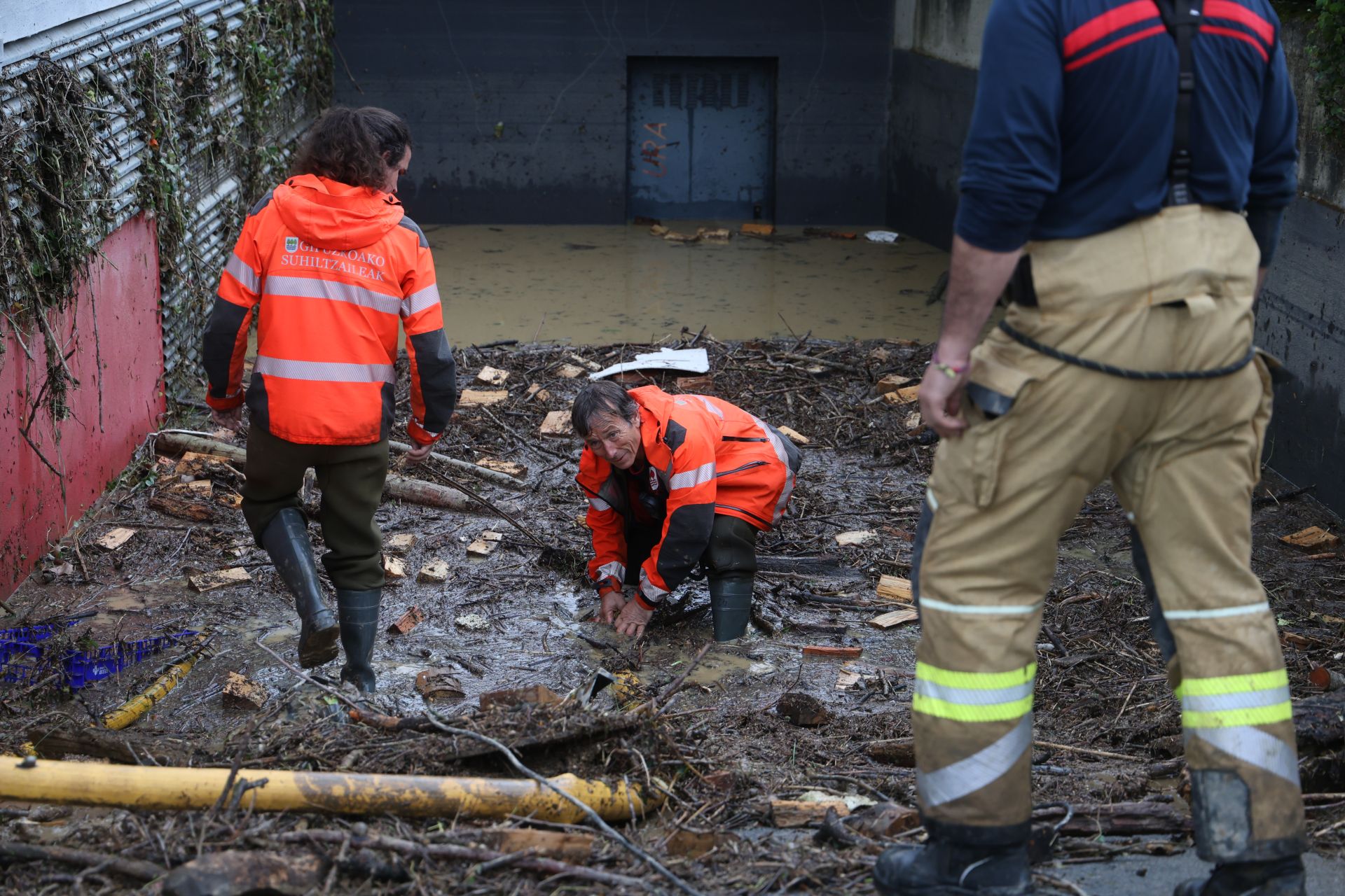Inundación en Gabiria