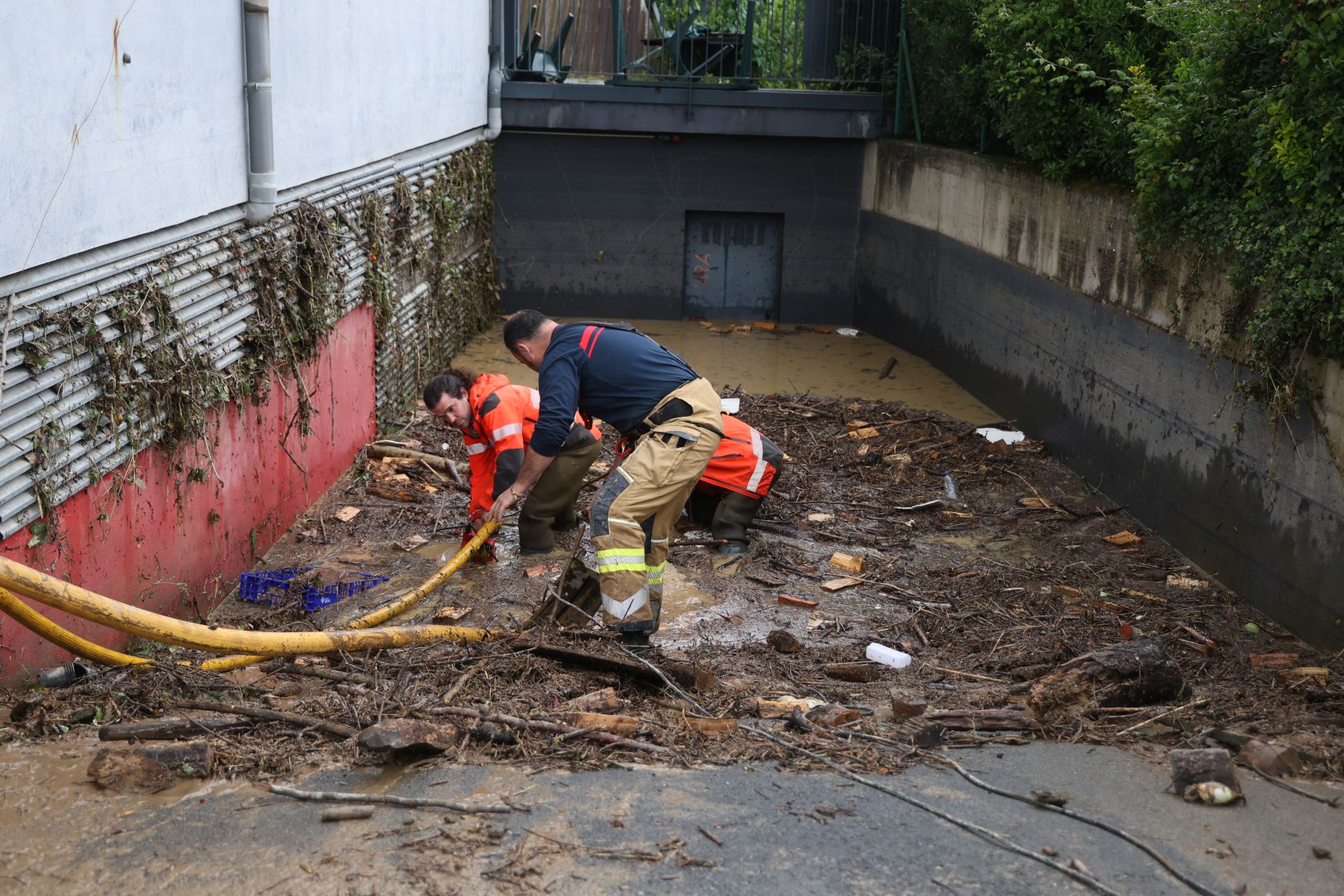 Inundación en Gabiria