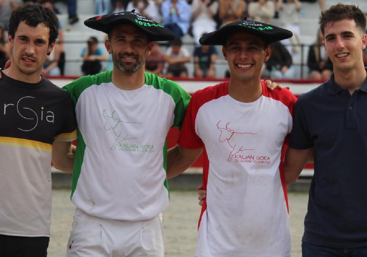 'Segurata' dio el triunfo a los recortadores Asier Estarriga y Edgar Texeira