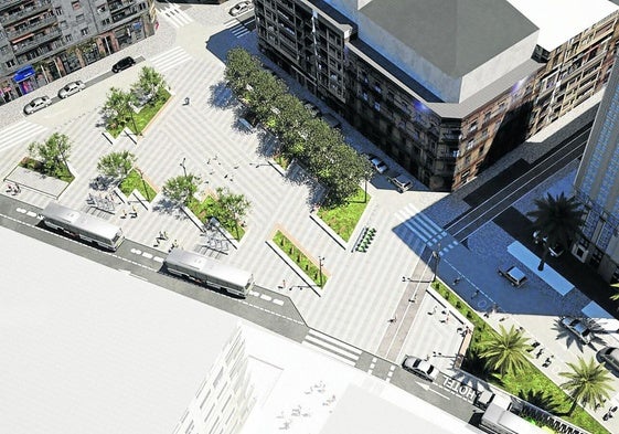 Los vecinos del Centro piden «más árboles y menos cemento» en la futura plaza Zaragoza
