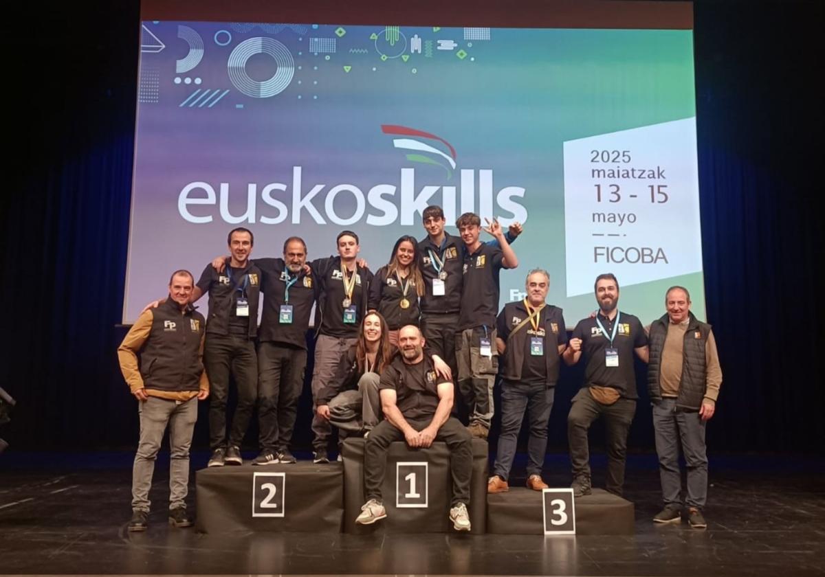 Don Bosco se alza con seis medallas en las olimpiadas de la FP Euskoskills