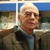 José Luis Fernández Coll (izquieda), en la presentación de su obra 'El Santo Varón'.