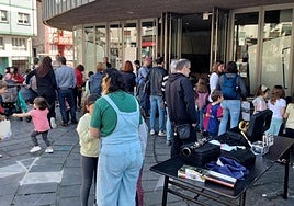 La Musika Eskola celebró recientemente una jornada de puertas abiertas en Plaza Morea con motivo de la apertura de la prematriculación.