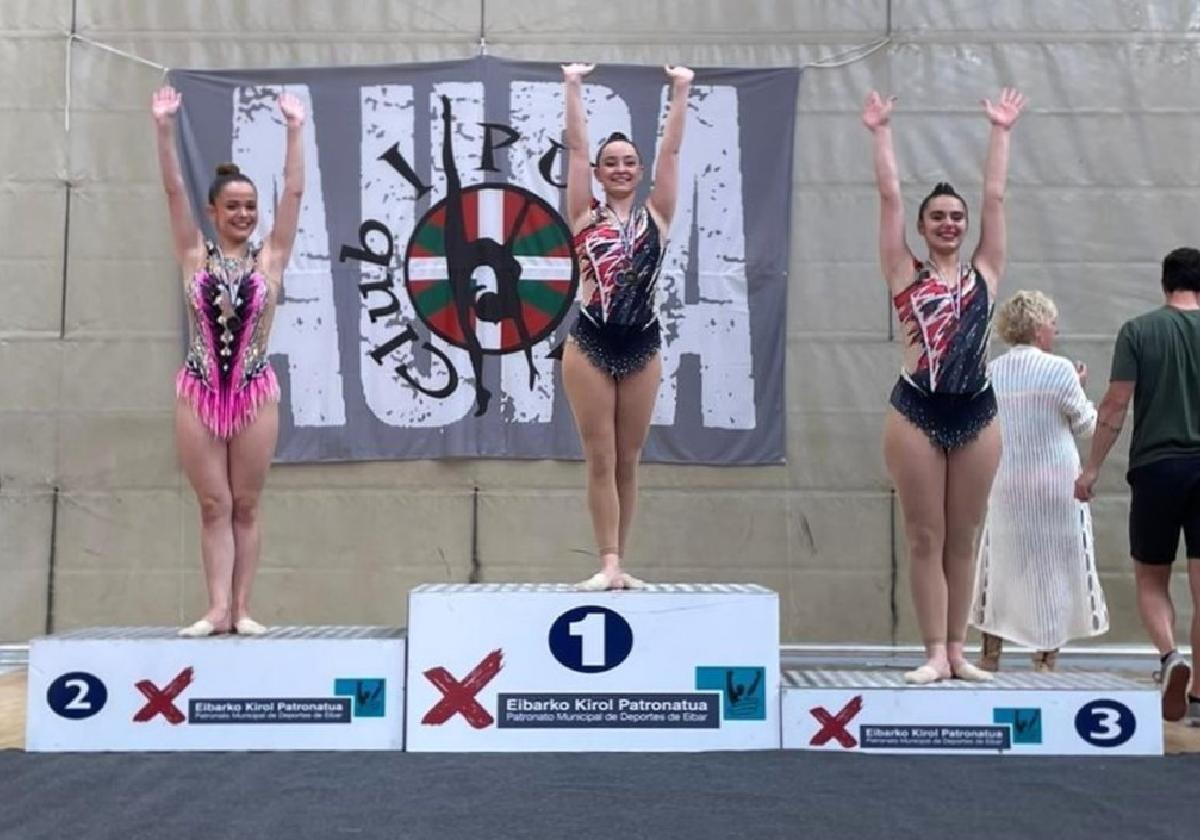 Uxue Etxeberria logra dos medallas en el provincial