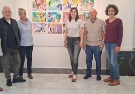 Maribel Campos, Xabier Arribas, Izaskun Camio, Nuria Alzaga, Guillermo Camio y Rakel Canales.