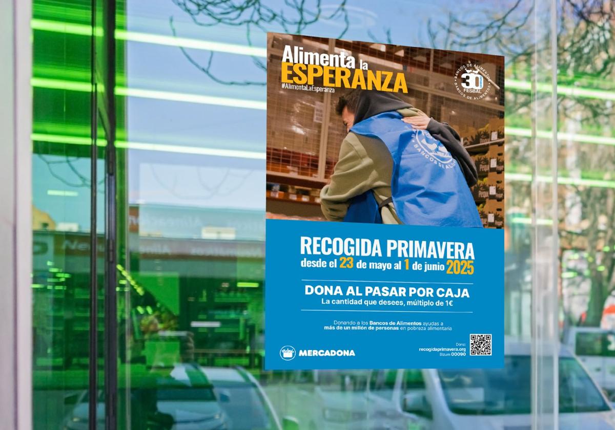 Hasta 31 supermercados de Mercadona en Euskadi participan en la Recogida Primavera