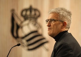 Roberto Olabe, durante una comparecencia.