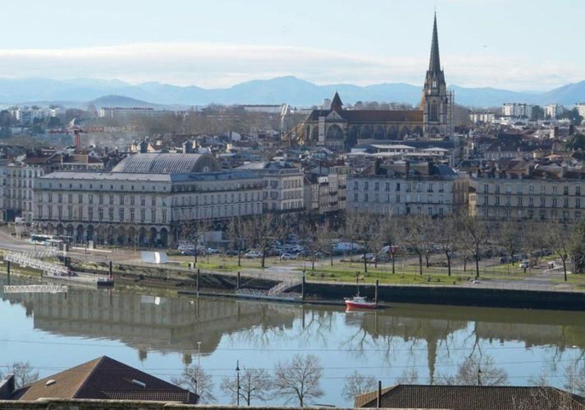 Una imagen del río Adur de Baiona.
