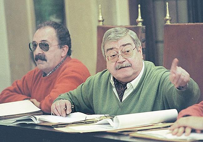 Jose Mari Pedrosa, durante un pleno municipal.