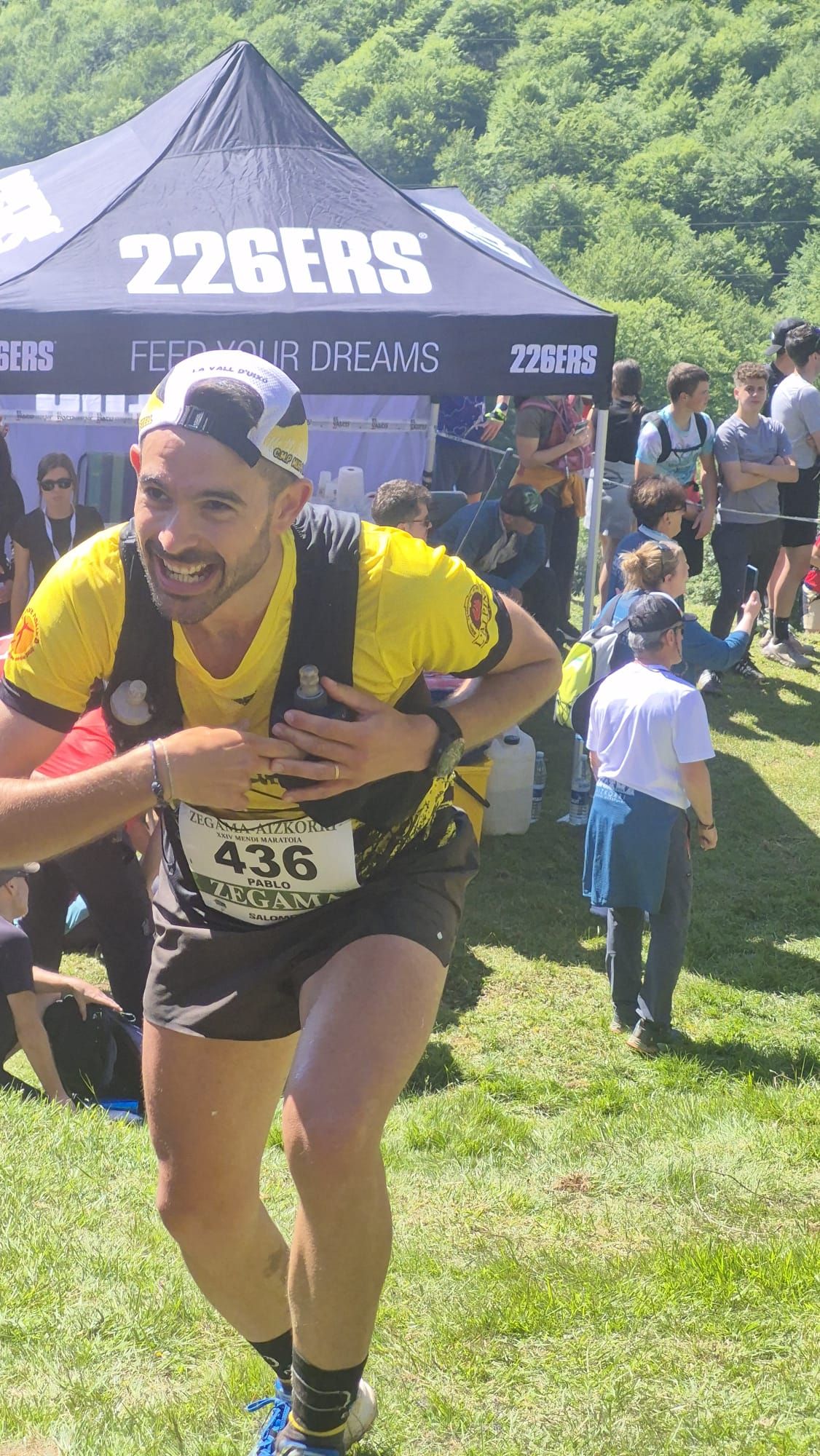 Los corredores, a su paso por Sancti Spiritu
