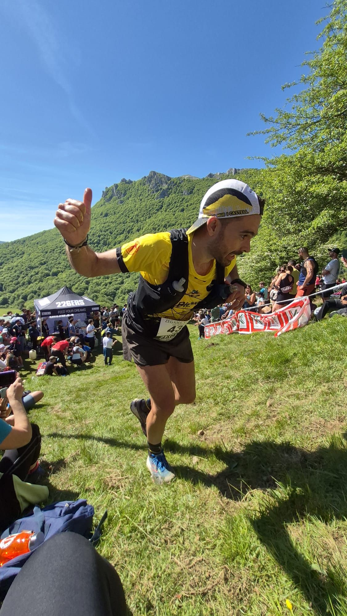Los corredores, a su paso por Sancti Spiritu