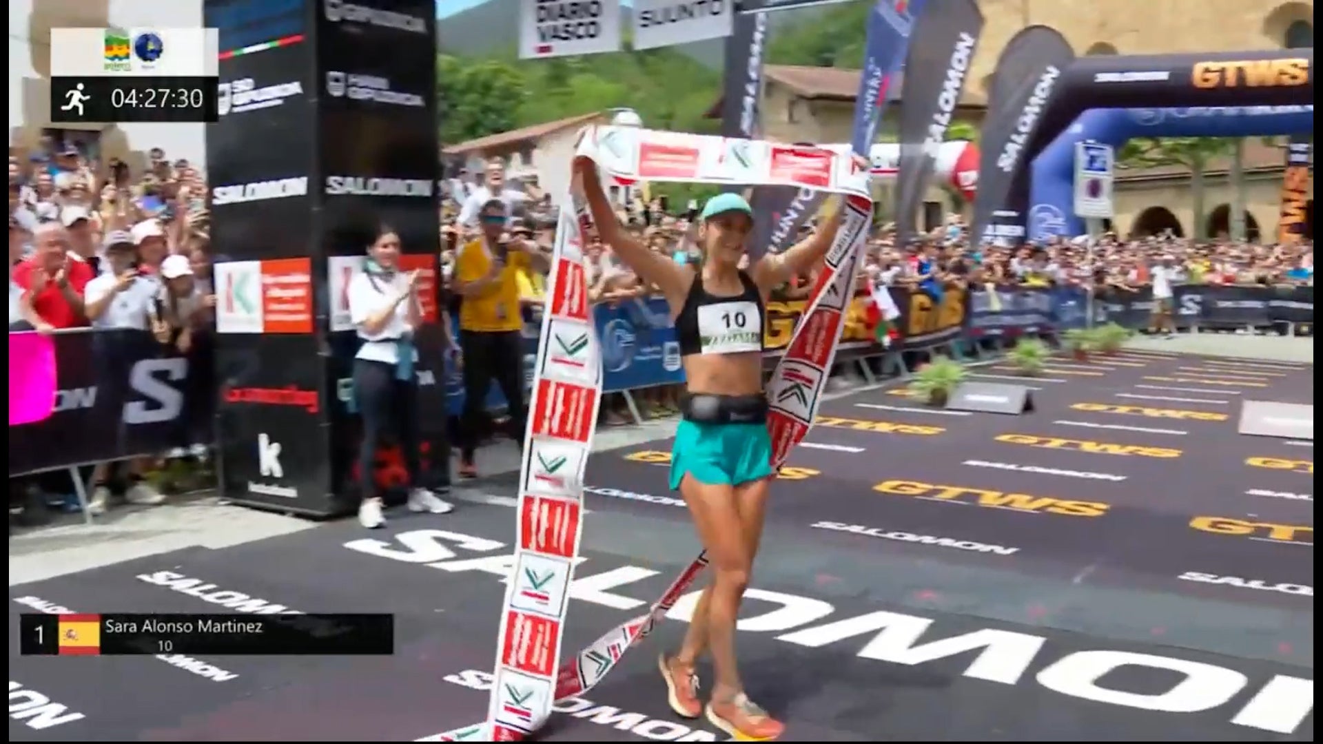 Sara Alonso llega primera a la meta en categoría femenina