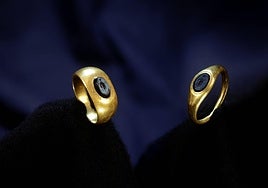 Dos anillos de oro de hace 2.000 años, la conexión romana a ambos lados del Pirineo