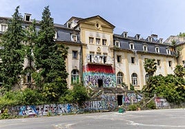 Edificio okupado del barrio de Martutene donde han sido desalojadas 50 personas esta noche