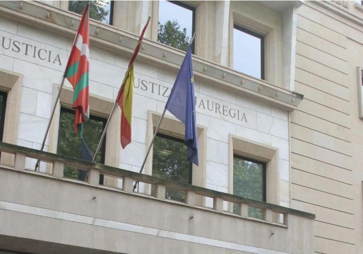 Fachada del TSJPV en Bilbao.