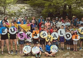 Euskaraldiaren amaierako ekitaldia Xoxoteraino iritsi zen.