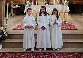 Aritz Zuriarrain, Maite Mendikoa e Iraide Ariztimuño el domingo.