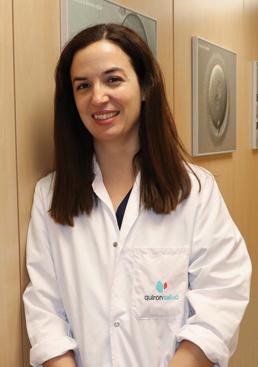 Imagen - Dra. Estefanía Rodríguez, jefa de la Unidad de Reproducción Asistida del Hospital de Día Quirónsalud Donostia.