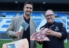 Presentación de Txuleta Festa, que este año se celebra sobre el césped del Reale Arena.