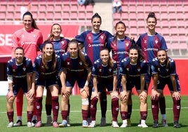 El último once inicial de Yerai Martín con el que el Eibar venció por 1-3 al Sevilla en el cierre de la temporada.