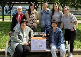 Presentación de la iniciativa junto a la sede de la Mancomunidad.