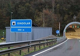 Uno de los túneles que se ha renovado en la A-15.