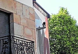 Cámara lectora de matrículas instalada en Buztinzuri kalea.