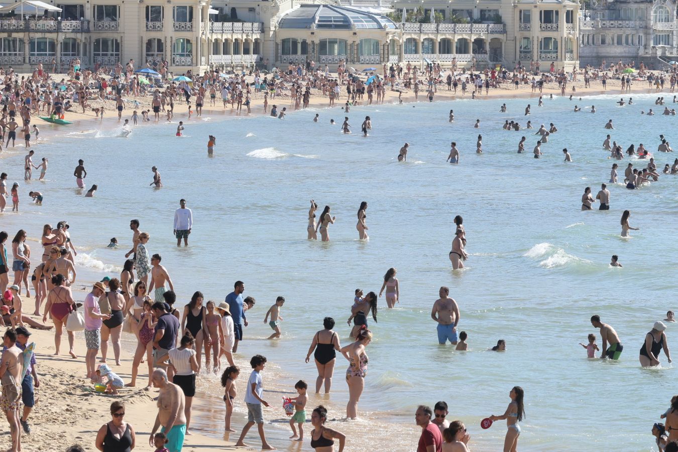 Playas a rebosar